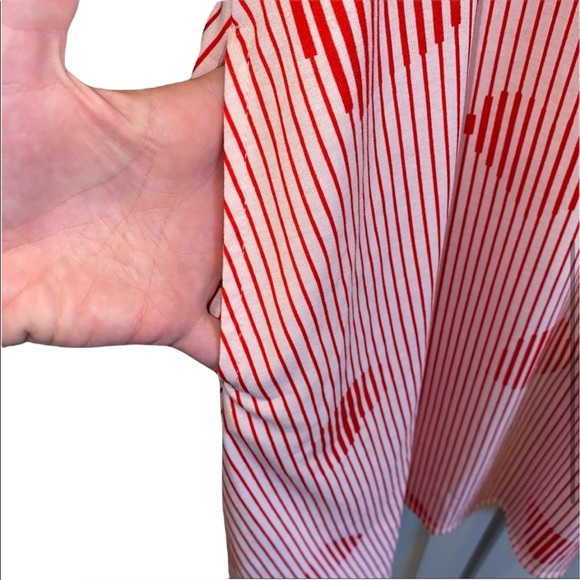 LulaRoe NWT Red/White Striped w/❤️Jessie Dress XS - Picture 4 of 11
